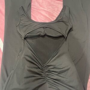 Black Cutout Sleeveless Jumpsuit